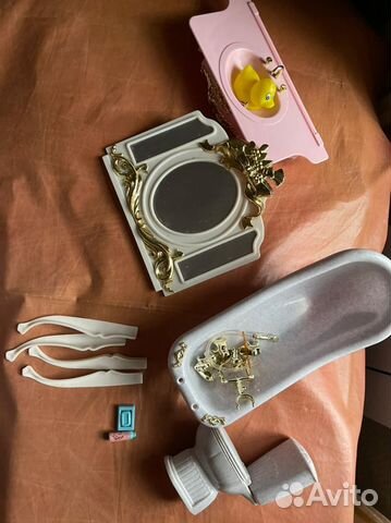 Мебель машинка и ванная для барби