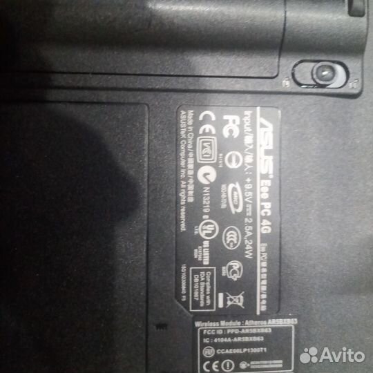 Маленький нетбук Asus Eee pс 4g