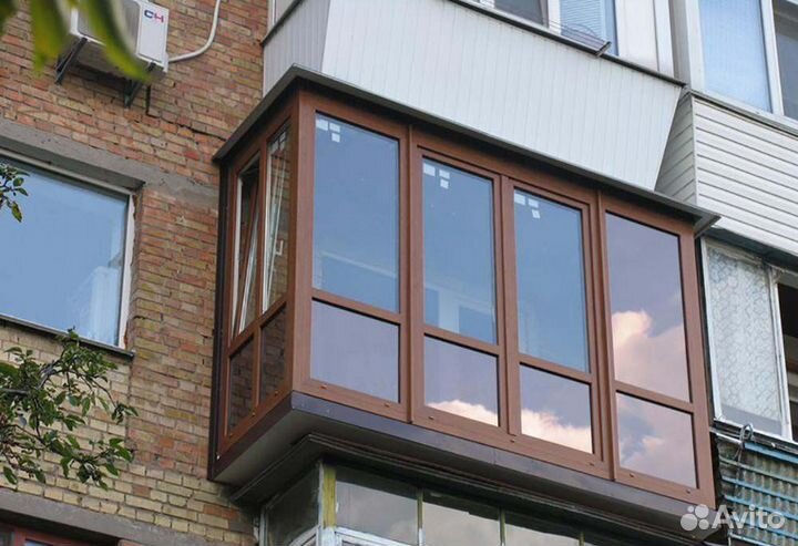 Лоджии в цвете от завода изготовителя 3700-2000мм