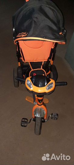 Велосипед коляска с ручкой