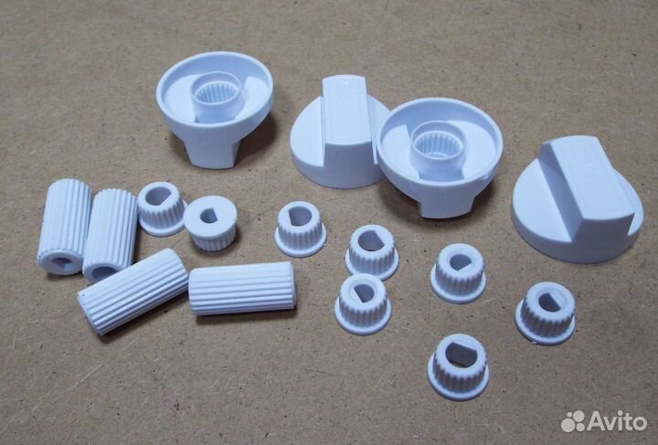 Ручка для плиты (комплект 4шт) (белая, универса