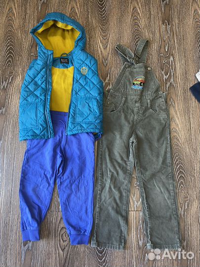 Вещи пакетом на мальчика 110 116