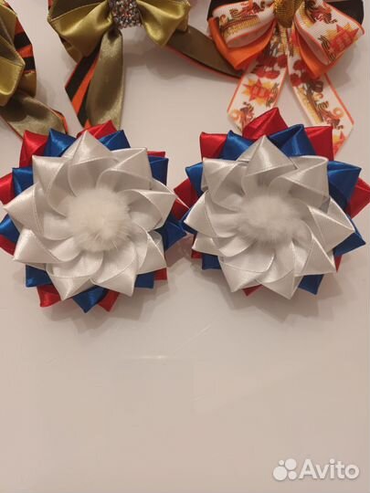 Заколки, бантики ручной работы