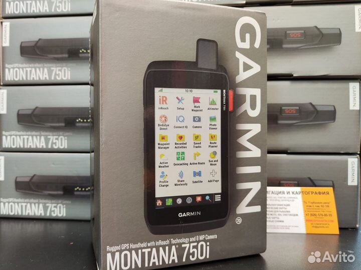 Garmin Montana 750i с картой Россия, Европа