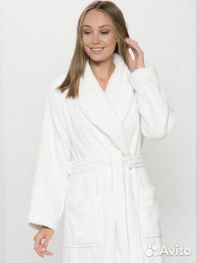 Халат банный махровый отельный