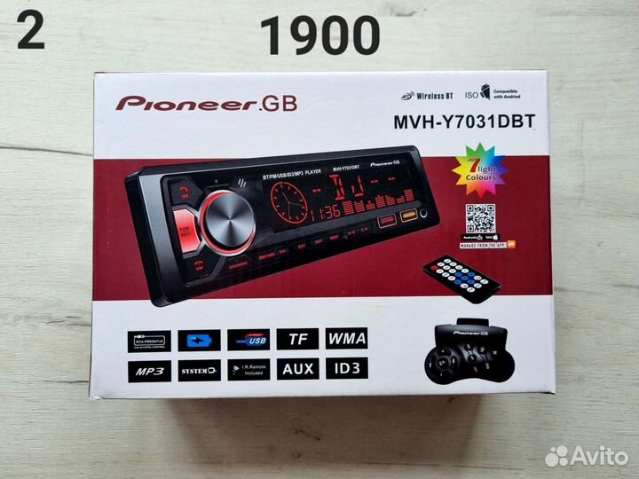 Магнитола pioneer с bluetooth