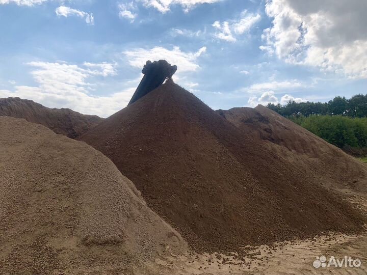 Доставка Навоз Чернозём Грунт Песок Щебень Крошка