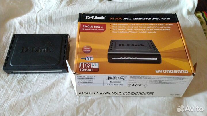 Маршрутизатор d-link 2520u