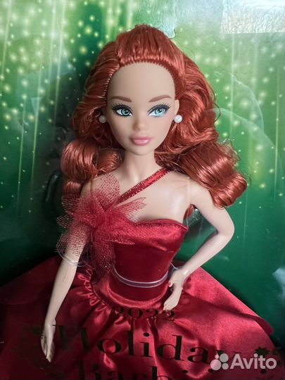 Barbie Holiday 2022 redhead Walmart exclusive