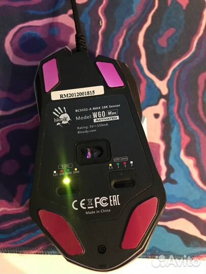 Игровая мышь A4tech Bloody W60 Max