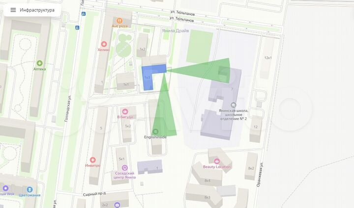 2-к. квартира, 50,3 м², 7/12 эт.