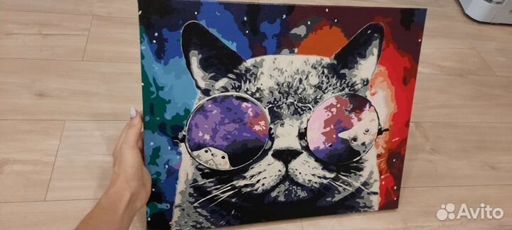 Картина по номерам Кот
