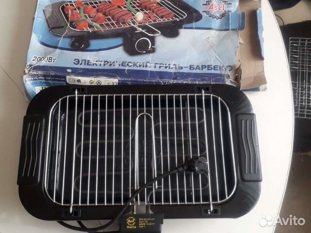Электрический гриль-барбекю