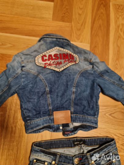 Джинсовый костюм Phillipp Plein