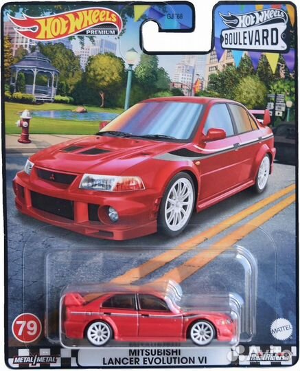 Коллекционная машинка Hot Wheels Mitsubishi Lancer