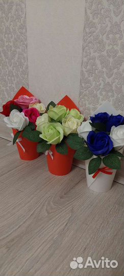 Мыльные букеты