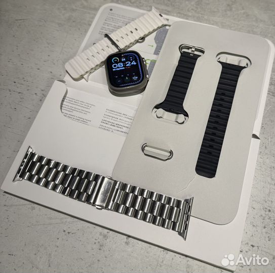 Apple watch ultra 49mm ocean band blue