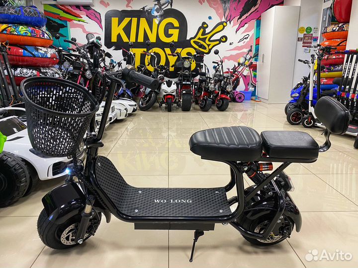 Электроскутер Wolong C1 PRO 1000W Ver 1.1