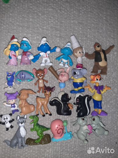 Игрушки из киндера и свит бокс пакетом