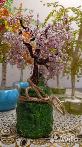 Деревья из бисера/ручная работа