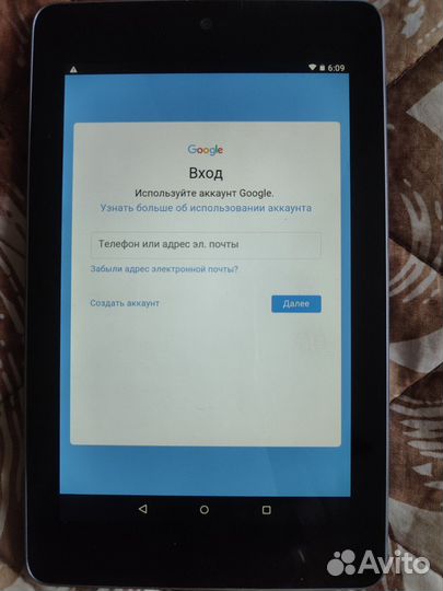 Планшет asus nexus 7