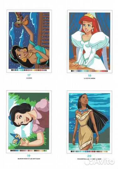 Раскраска по номерам Disney Hachette