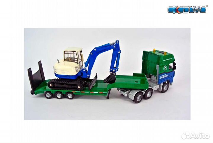 1 50 Модель Автовоз с экскаватором KDW 625038