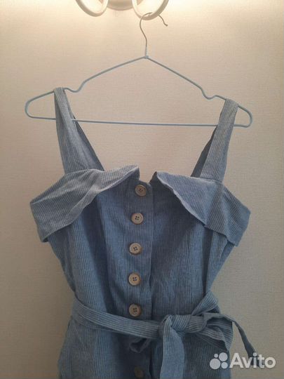 Комбинезон льняной женский летний 42 444