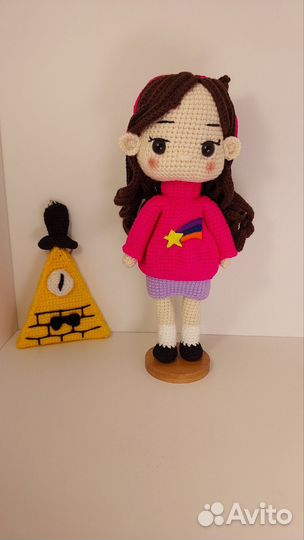 Мэйбл Пайнс гравити фолз вязаная кукла
