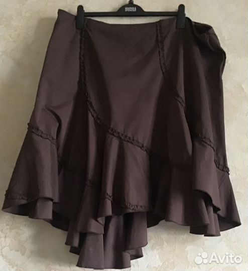 Юбка коричневая, Tallissime, коричневая, Франция