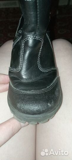 Сапожки зимние детские натуральная кожа 27 размер