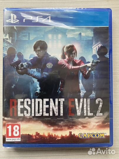 Resident Evil 2 Remake (Новый) Sony Ps4/Ps5