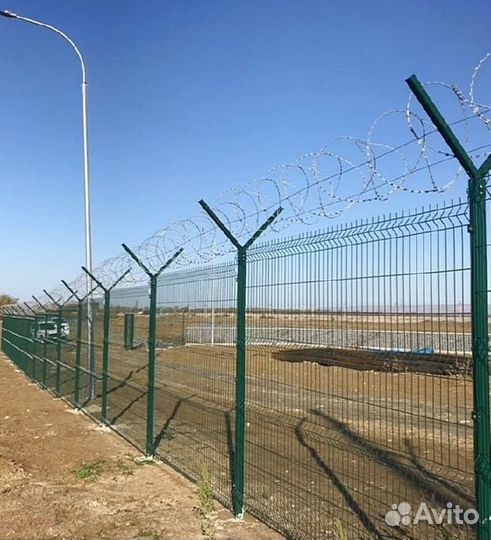 Забор сетка 3д