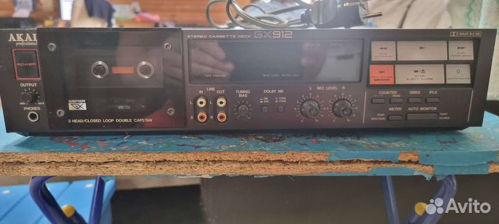 Кассетная дека akai gx912