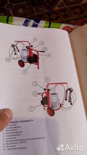 Доильный аппарат для коров