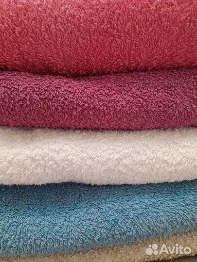 Махровые полотенца б/у
