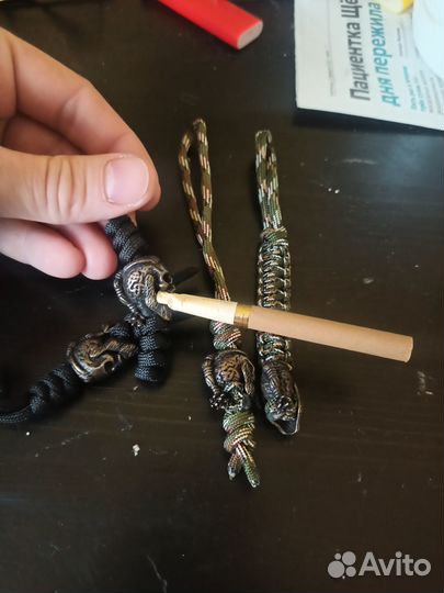 Темляк Викинг череп Рагнар паракорд