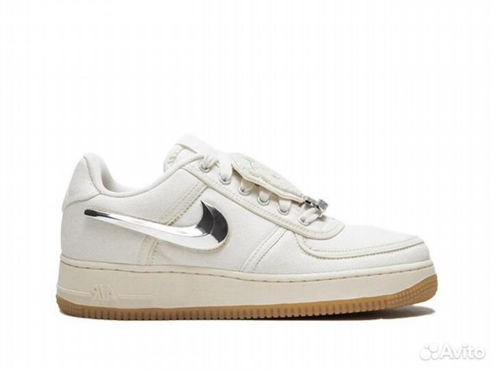 Кроссовки Nike Air Force 1 Sail x Travis Scott