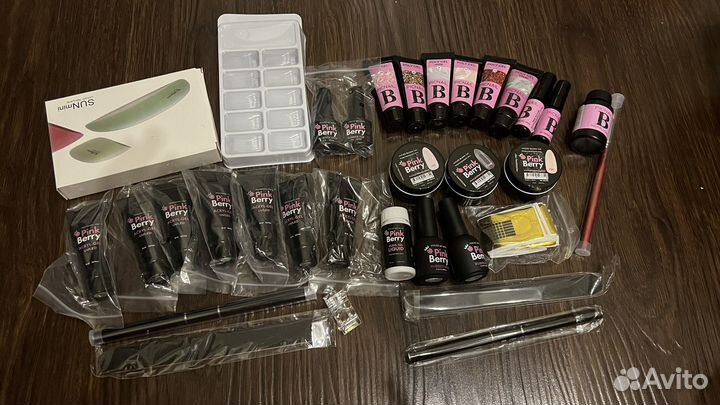 Набор гелей для маникюра наращивания