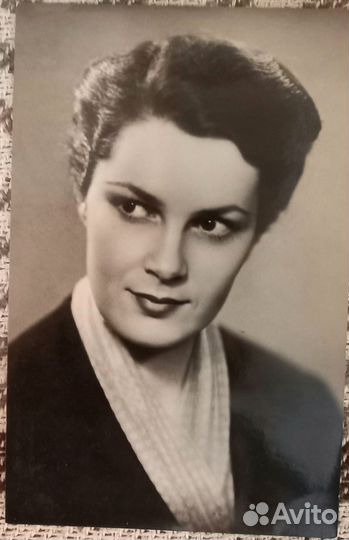 Открытки Элина Быстрицкая, новый год, СССР