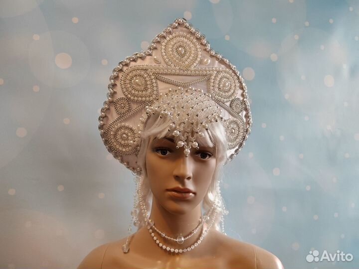 Кокошник Снегурочки 