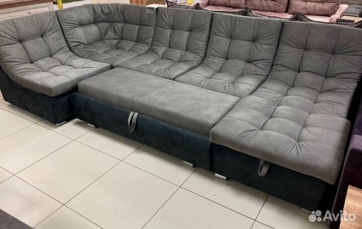 Диван угловой буквой П