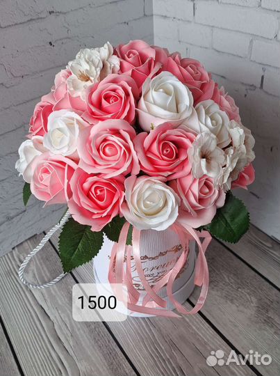 Букет из мыльных цветов