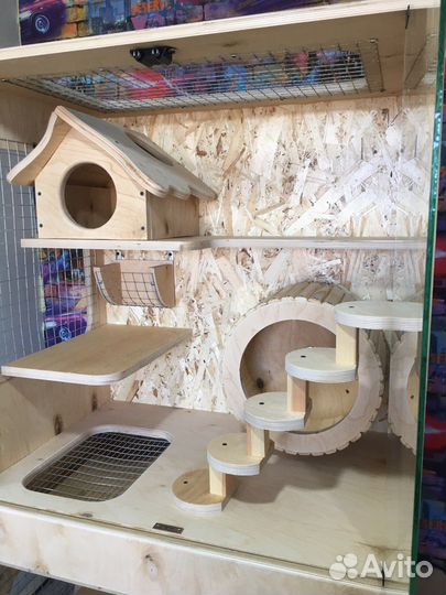 Клетка-Витрина для шиншилл
