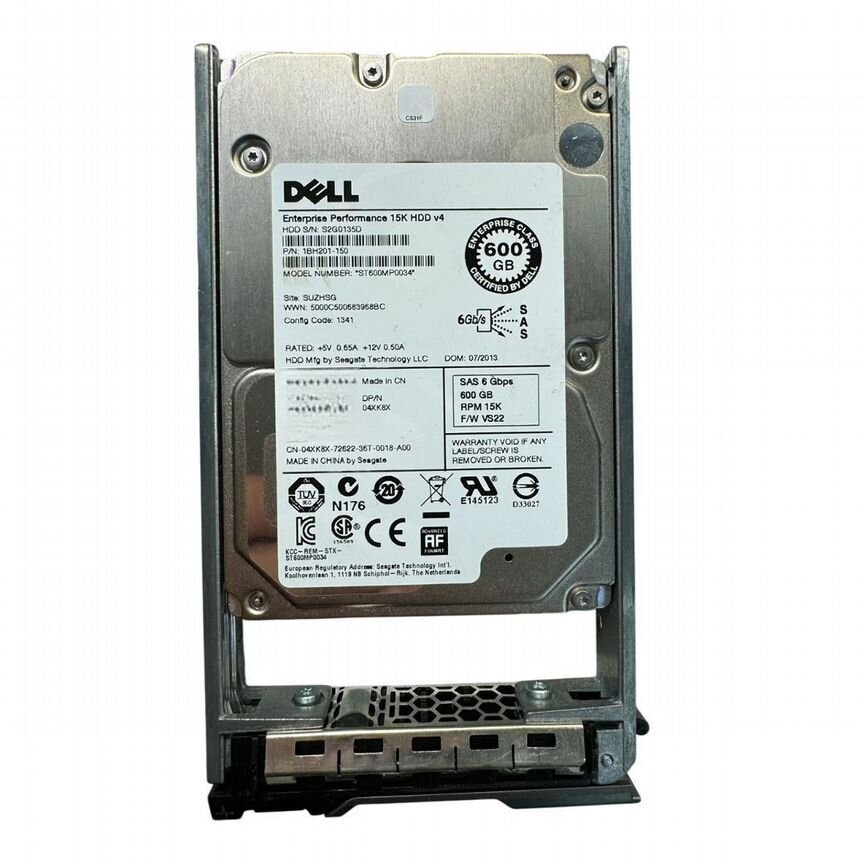 [04XK8X] Жесткий Диск Dell 4xk8x 600gb Sas 2,5" Hdd 04xk8x