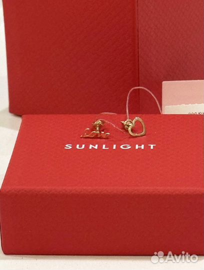 Золотые серьги