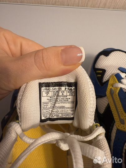 Кроссовки fila 39,5