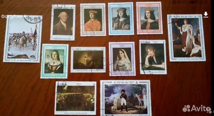Марки cuba correos