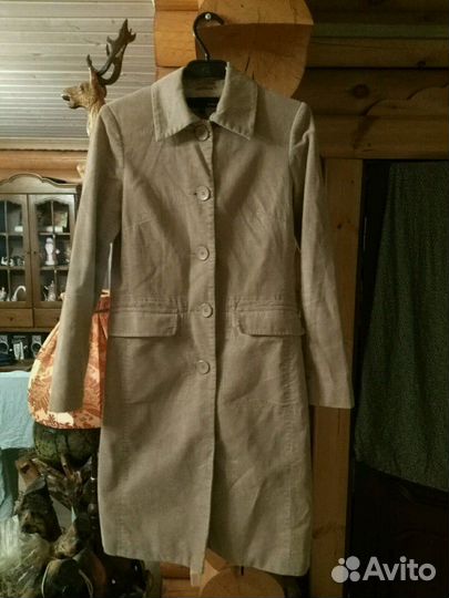 Плащ вельветовый