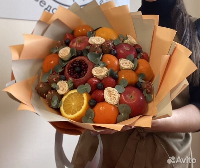 Букеты из фруктов, съедобные букеты, букеты